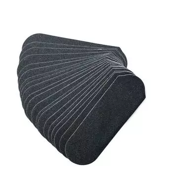 MAKnails, Сменные насадки для металлической педикюрной пилки, черные, 100 грит, 20 шт