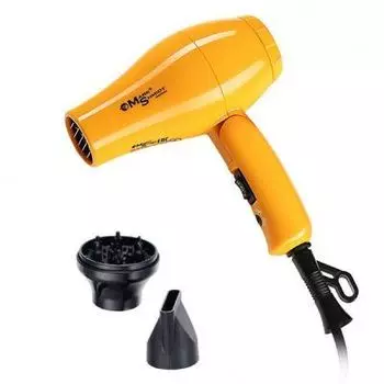 MARK SHMIDT Фен Дорожный №9908 1000вт ЖЁЛТЫЙ