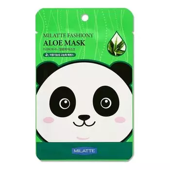Маска для лица тканевая для лица С алоэ - Milatte Fashiony Mask Sheet (Aloe) 21г