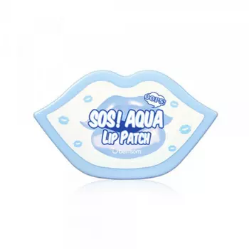Маска-патч для губ увлажняющий, Berrisom SOS Oops Aqua Lip Patch 30шт