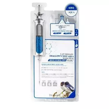Маска тканевая на основе экстракта ласточкиного гнезда, Deoproce Lap Therapy Swallow's Nest Aqua