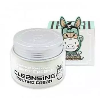 Масло-крем для снятия макияжа, Elizavecca Donkey creamy cleansing melting cream 100мл