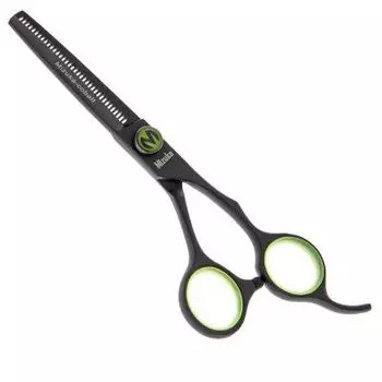 MIZUKA Ножницы филировочные PBS-R10T (5.5") 36 зубов Blaсk and green