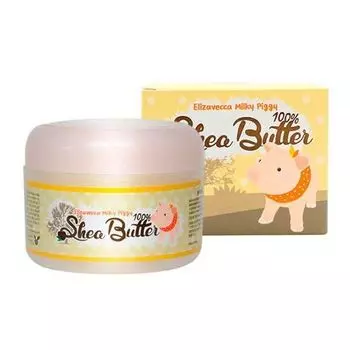 Многофункциональное 100% масло ши для лица и тела, Elizavecca Milky Piggy Shea Butter 100% 88гр
