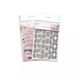 Nailcrust трафареты-слайдеры черные №2 e.mi