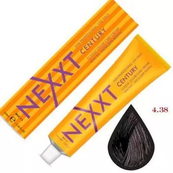 NEXXT Крем-краска 4-38 Шатен золотистый махагон 100мл.
