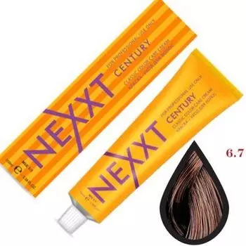 NEXXT Крем-краска 6-7 Темно-русый коричневый 100мл.