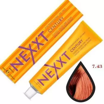 NEXXT Крем-краска 7-43 Средне-русый медно-золотистый 100мл.
