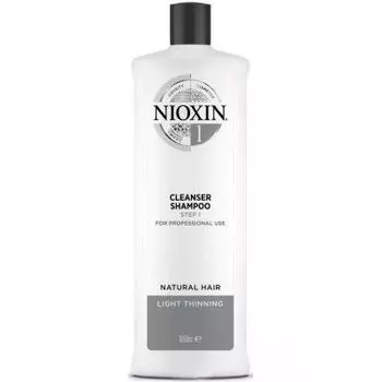 Nioxin System 1 Cleanser Очищающий шампунь для тонких и нормальных волос (Система 1) 1000 мл