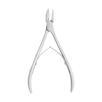 Nippon Nippers, Кусачки для кутикулы, Лезвие 14 мм. Двойная пружина, Матовые N-07F-12