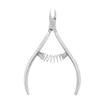 Nippon Nippers, Кусачки для кутикулы, Лезвие 4 мм. Спиральная пружина, Матовые N-02S-4