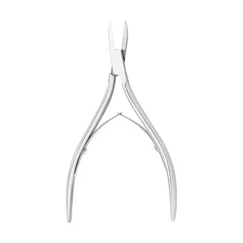 Nippon nippers. кусачки для педикюра. лезвие 11 мм. двойная пружина. глянцевые np-04