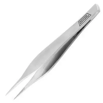 Nippon Nippers. Пинцет для кожи. Острый край с насечкой. Широкий. Длина 115 мм. NN_T-05