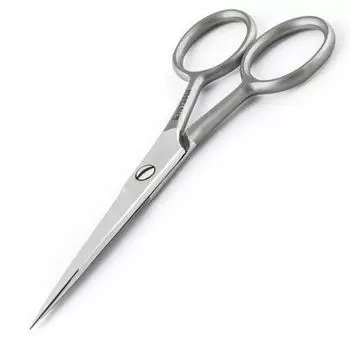 Ножницы для усов и бороды CN-303-MS (ST) с микронасечкой METZGER