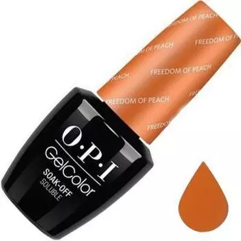 OPI, GelColor, Гель-лак, Freedom of peach, 15 мл