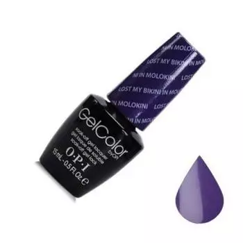 OPI, GelColor, Гель-лак, Lost My Bikini In Molokini, 15 мл