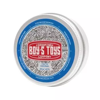 Паста для укладки волос средней фиксации с низким уровнем блеска Boy's Toys Original, 40 мл