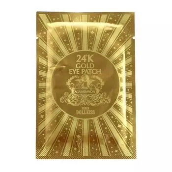 Патчи гидрогелевые для глаз с 24К золотом, Baviphat Urban Dollkiss 24K Gold Hydrogel Eye Patch 11гр