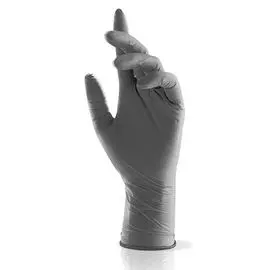 перчатки nitrimax нитриловые неопудренные серые xs 100шт