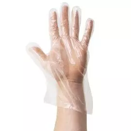 перчатки полиэтиленовые одноразовые textop 1000 шт, в коробке, размер m