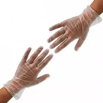 Перчатки ViniMax Виниловые неопудренные размер М 100шт.