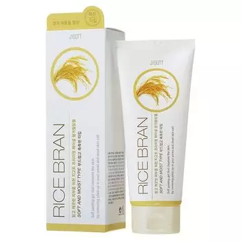Пилинг-гель с рисовыми отрубями, Jigott Premium Facial Rice Bran Peeling Gel 180мл