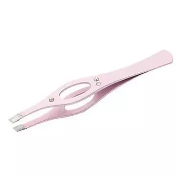 Пинцет РТ-213 (2) PK (Розовый со стразами ) METZGER