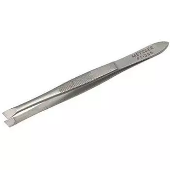 Пинцет РТ-385-D Скошенный матовый METZGER*