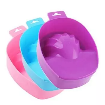 Planet Nails, Ванночка для маникюра с углублением цветная