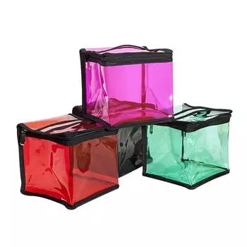 Planet Nails, Косметичка мастера прозрачная, 1 шт