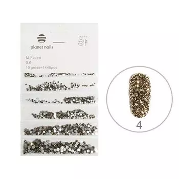 Planet Nails, Стразы комплект mix SS 3-8