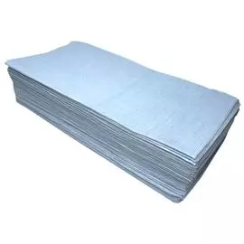 полотенце одноразовое сложенные спанлейс люкс цветные 45х90см 50г/м 50 шт голубой