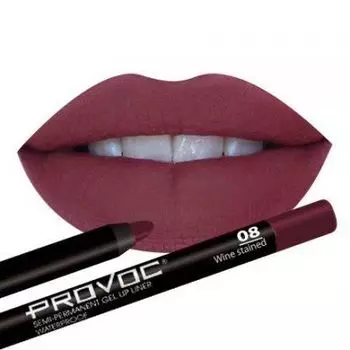 PROVOC Lip Liner 08 Гелевая подводка в карандаше для губ