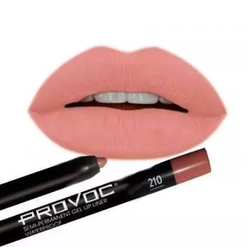 PROVOC Lip Liner 210 Гелевая подводка в карандаше для губ