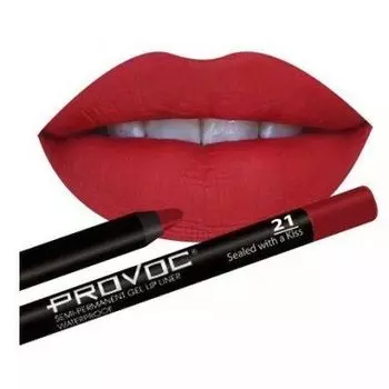 PROVOC Lip Liner 21 Гелевая подводка в карандаше для губ Sealed with a Kiss