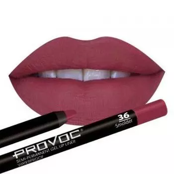PROVOC Lip Liner 36 Гелевая подводка в карандаше для губ