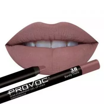 PROVOC Lip Liner 38 Гелевая подводка в карандаше для губ
