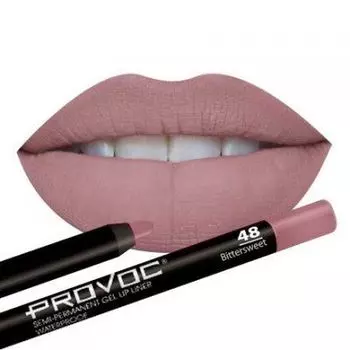 PROVOC Lip Liner 48 Гелевая подводка в карандаше для губ