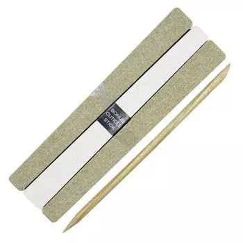 Qvs наждачная пилка для ногтей (15шт