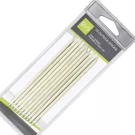 Qvs палочки для кутикулы из натурального дерева 10шт