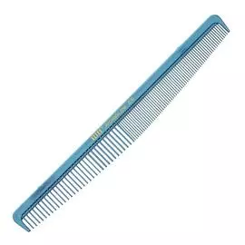 расческа комбинированная для тушёвки (для височных зон) "antistatic line" 306 синяя