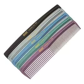 расческа универсальная комбинированная "antistatic line" 304 зелёная