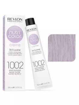 Revlon Nutri Color Creme. 100мл. Крем-краска для прямого окрашивания, 1002 Светлая платина