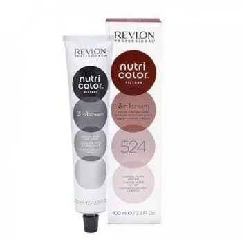 Revlon Nutri Color Creme. 100мл. Крем-краска для прямого окрашивания, 524 Коричневый Медно-перламут