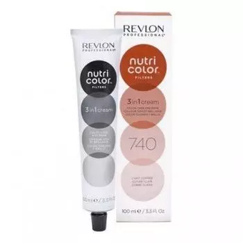 Revlon Nutri Color Creme. 100мл. Крем-краска для прямого окрашивания, 740 Медный