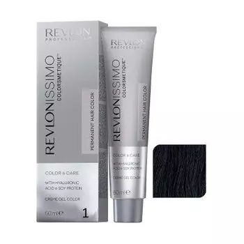 Revlonissimo Colorsmetique 1 Иссиня-Черный 60мл