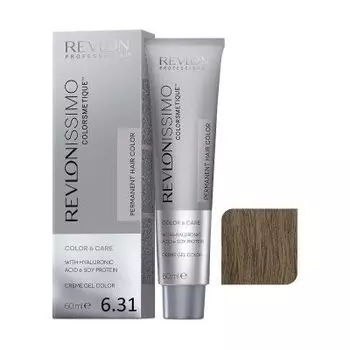 Revlonissimo Colorsmetique 6.31 Темный Блондин холотисто- Пепельный 60мл