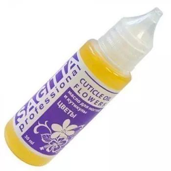 Sagitta, Масло для ногтей и кутикулы, Цветы, 30 мл