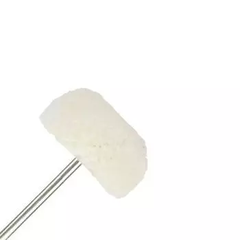 Acurata, Щетка для полировки ногтей и кожи, шерсть, 19 мм