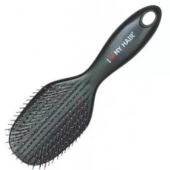 I Love my hair "Spider" Парикмахерская щетка черная глянцевая L 0409-1502-01